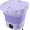 Portable 8L Washing Machine for Small Loads Travel Camping Use