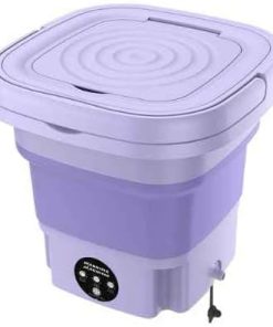 Portable 8L Washing Machine for Small Loads Travel Camping Use