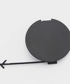 Black Tow Hook Eye Cap Cover for 2015-2019 Jeep Front Bumper