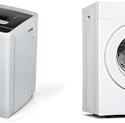 Euhomy 1.03cu.ft Washer 1.8cu.ft Dryer Combo with 10 Programs