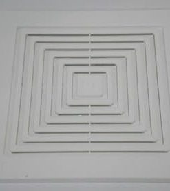 Replacement White Bath Ceiling Fan Grille for Nutone OEM 97011723