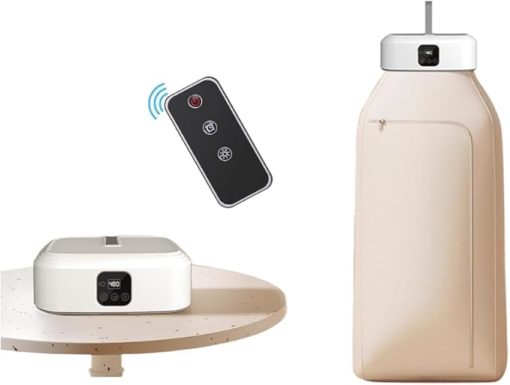 Portable Mini Laundry Dryer with Remote for Light Clothes and Travel