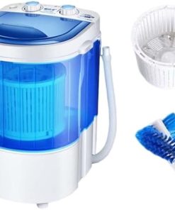 Portable Semi-Automatic Mini Washing Machine 2kg Clothes Washer 2