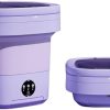 Compact Portable Washing Machine 13.3lbs with LED Display and 10 Programs 4