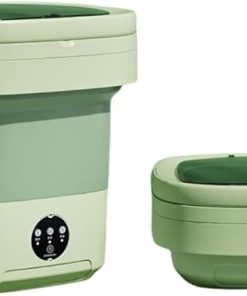 Compact Mini Washing Machine 11L Green Front Load Semi Automatic