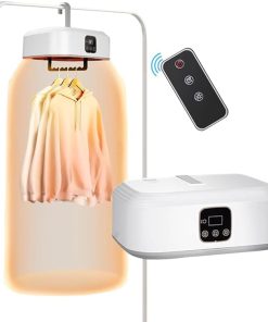 Portable Foldable Dryer with Remote Control for Travel and Home
