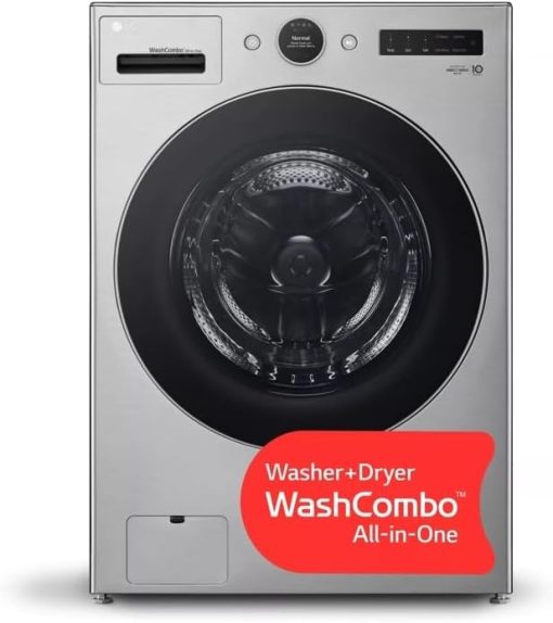 LG WM6998HVA 27 Inch Smart Front Load Washer Dryer Combo 5.0 cu ft - Image 2
