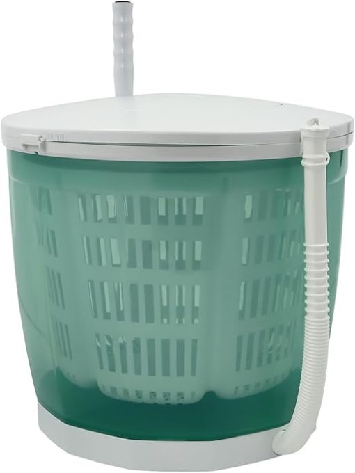 Portable Mini Washer and Spin Dryer Manual Non-Electric Green 2 in 1