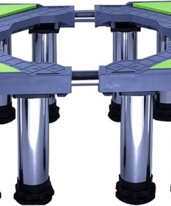 Adjustable Washing Machine Base with Strong Feet and Anti-Vibration Trays