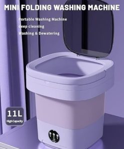 Portable Mini Washing Machine 11L Large Capacity for Small Clothes 2