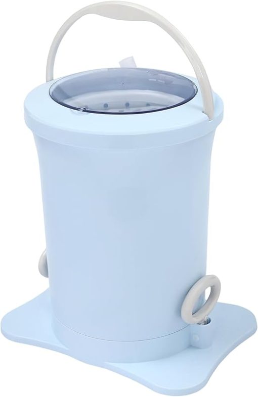 Portable Manual Clothes Dryer for RV Camping Laundry Blue