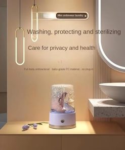 Portable Mini Washing Machine for Underwear and Socks 33.8 oz 2