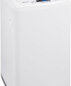 Magic Chef Compact Washer with LED Display 6 Cycles 0.9 Cu Ft White