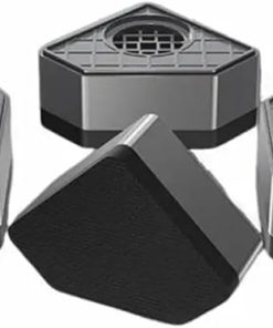 4 Pack Anti Slip Rubber Vibration Pads for Washer Dryer Refrigerator