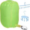 SereneLife Electric Portable Clothes Dryer and Mini Heater 1000W 3