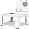 Laundry Pedestal for Washer and Dryer – Fit 27 and 28 Inch Washer and Dryer Stand Heavy Duty Steel 700lbs Capacity Universal Washing Machine Raiser 15.7” Height White