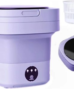Compact 8L Portable Washing Machine for Travel and Camping Use