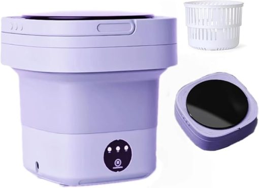 Compact 8L Portable Washing Machine for Travel and Camping Use