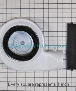 Washer Dryer Front Blower Housing Cover WE14X10020 Replacement 2