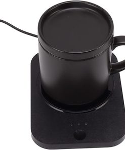 55 Degree USB Beverage Warmer with Ceramic Cup for Desk Use