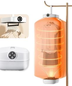 Portable Clothes Dryer for Apartments and Travel with Timer Function