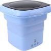 Foldable Washing Machine Portable Bucket Washer 100-240V Travel Use