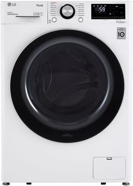LG WM1455HWA Front Load Washer Energy Efficient and Compact Design