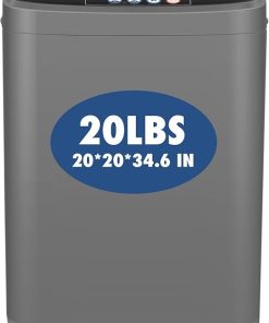 Compact 20Lbs Portable Washing Machine with 10 Programs for RVs