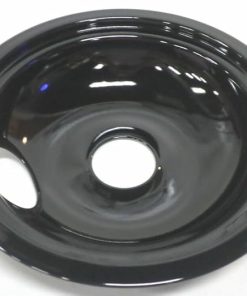 4 Pack Black Porcelain Drip Pans Bowls for GE Range Models 2