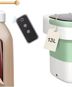 Portable Washer Dryer Combo 13L Mini Machine Remote Control Compact