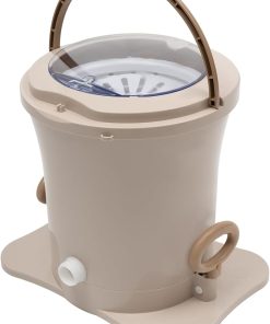 Portable Manual Clothes Washer and Spin Dryer 2.4Gal with Pedals