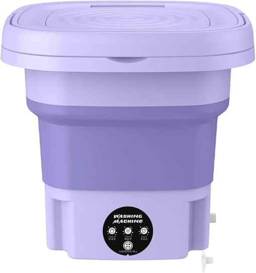 Compact Portable Washing Machine with Drain Basket and 3 Timers - Image 2