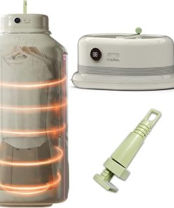 Portable Electric Dryer with Smart Timer for Apartments and Travel