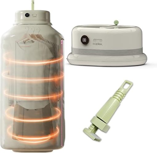 Portable Electric Dryer with Smart Timer for Apartments and Travel