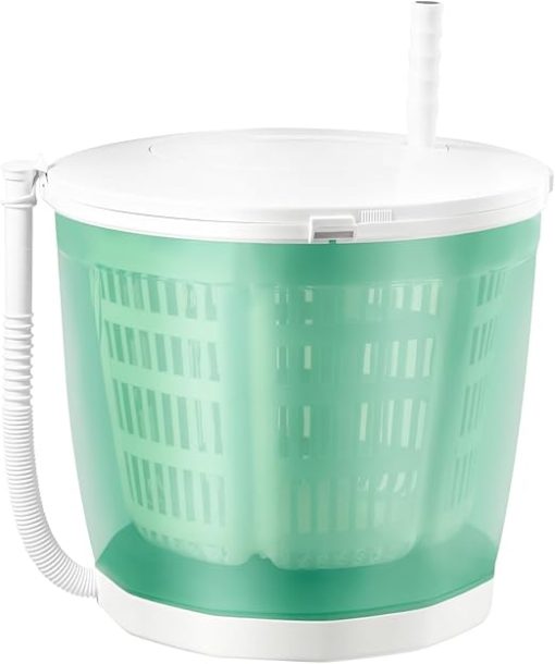 Portable Hand-Crank Mini Washing Machine and Spin Dryer for Clothes