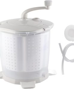Portable Hand Cranked Mini Washing Machine for Travel and Camping