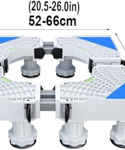 Adjustable Heavy Duty Washing Machine Base Stand 52-66cm for Appliances 2
