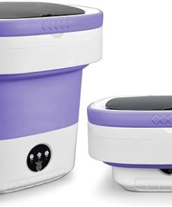Upgraded 15L Portable Mini Washer Spin Dryer for Travel and Apartments