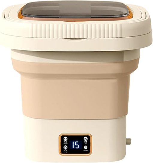 Compact Portable Washing Machine with Spin Dryer for Travel and Home - Image 2