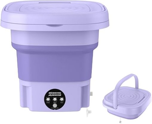 Compact Mini Washing Machine with 8L Dryer for Travel and Dorm Use
