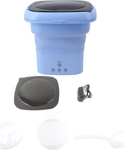 Portable Mini Washing Machine Spin Dryer Bucket Washer for Travel Camping
