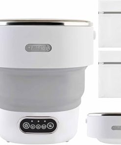 Portable 13L Mini Washing Machine with Spin Basket for Travel