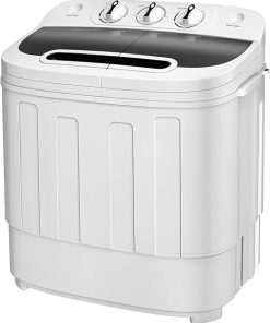 Compact Mini Twin Tub Washing Machine 13lbs Portable Washer Spin Cycle