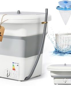 Mini Portable Washing Machine and Dryer Powerful 18L Deep Cleaning