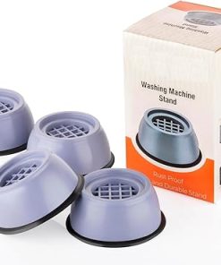 Refrigerator and Washing Machine Stand Pack of 12 Grey Medium 2