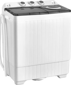 COSTWAY 26lbs Twin Tub Portable Washing Machine for Home and Dorm