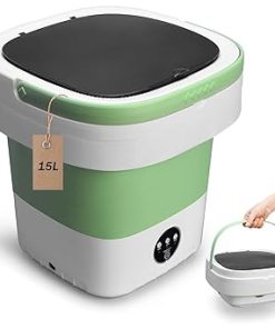 Compact 15L Portable Washing Machine for Travel and Small Items
