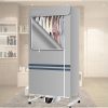 Home Portable Electric Heated Dryer with Remote for Light Clothes 4