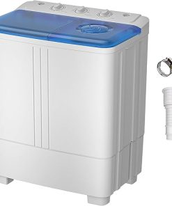Compact Twin Tub Portable Washer and Spinner for Apartments RVs