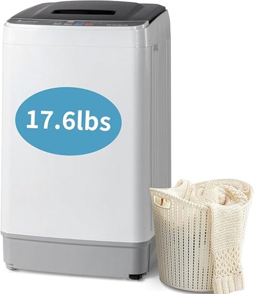 Winado Portable Washer and Dryer Combo 17.6Lbs Top Load 2 in 1
